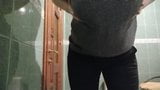 Horny bbw in public toilet snapshot 1