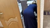 It's perfect to bend over in the bathroom to get a dick in the ass for anal sex with a MILF snapshot 2