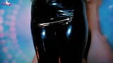 Latex Pants Belly Dance Thigh Job snapshot 8