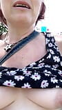 Bare boobs whilst out and about snapshot 4