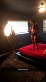 Kaitlyn (Celeste Bonin) behind the scenes of Ohrangutang snapshot 4