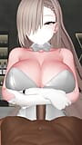 Asuna Boobjob - 6i - Purple Clothes Color Edit Smixix snapshot 7