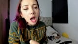 Cosmic girl needs to suck a big cock when she gets horny snapshot 7