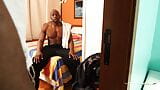 The black milf sucks a big black cock well and rides it like snapshot 1