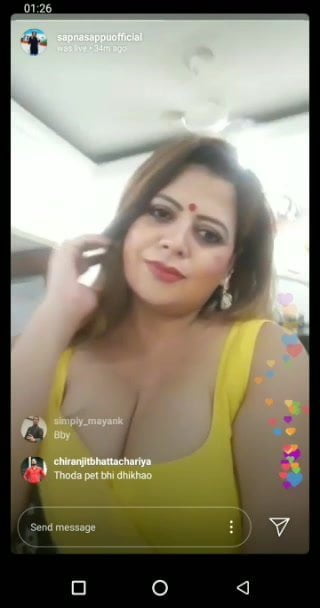 Sapna bgrade show her hotness live..