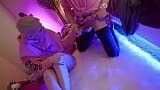 lindo femboy masturbarse en frente de chica snapshot 9