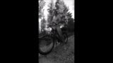 Andy Haxn Woigla 1 Bicycle in Nature with trained Legs and Biceps Posing Autumn Halloween Time snapshot 7