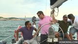Fiesta en barco gay se convierte en sesión gay con dp snapshot 4