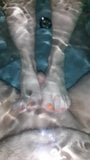 Mia HotTub FootJob painted toe nails snapshot 3