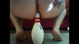 Sexy big ass MILF shoves a Bowling pin up her ass snapshot 2