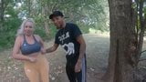 PAWG ass Blonde Cougar Gets fucked in park snapshot 11