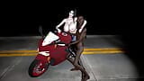 Hot chick on motor and black cock -Hentai 3D uncensored v386 snapshot 3