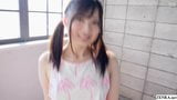 Petite Japanese Alice Toyonaka exercise ball striptease snapshot 1