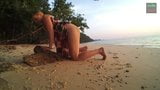 Sex on the beach with a young blonde snapshot 5