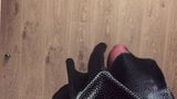 Walking With a Shiny Satin Bulge POV snapshot 10