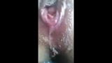 Bating Her Wet Clit and Squirting Nice and Horny snapshot 6