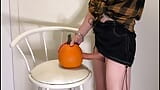 Trans Girl Dirty Talks and Fucks a Poor Little Submissive Pumpkin Till She Cums snapshot 12