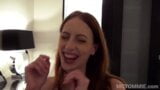 Redhead Alex Harper's homemade bathroom sex video snapshot 6