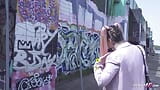 Німецький скаут - тінка з рожевим волоссям Марія Гейл з обвислими цицьками на грубому анальному сексі snapshot 6