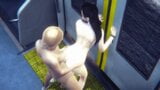 Hentai Uncensored - Wako is fucked on the train against the door snapshot 3