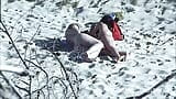 Uninhibited lesbian sex on the beach snapshot 11