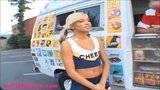 Icecreampie truck blonde pigtailed cheepleader snapshot 10