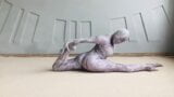 Zentai contortion snapshot 6