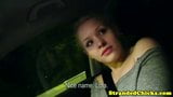 Real facialized russian hitchhiker in deep throat session snapshot 6