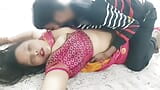 Beautiful desi indian bhabhi fucked by her brother in law and cum on mouth with hindi audio snapshot 5