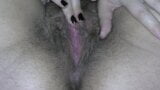 Goth girl masturbates her hairy fertile Pussy! - Milky Mari snapshot 2