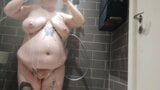 Doe mee, een sexy blanke bbw, in mijn hete douche snapshot 5