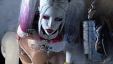 Suaka lucah Batman - Harley Quinn mengongkek batgirl snapshot 6
