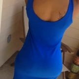 blue dress twerk snapshot 3