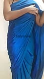 Kalyaniiiii- Blue Sari- Hot Talk snapshot 2