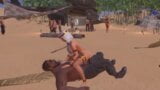 Egipto odalisca teniendo sexo con un hombre guerrero en un juego porno snapshot 6