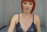 red hair girl show me her padded bra cup snapshot 2