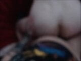 Mollige shemale neukt haar onderdanige vriendje op webcam snapshot 3