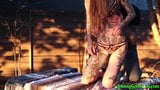 JOHNNYGOODLUCK Tattooed Babe Penny Archer Fucked Outdoor snapshot 2