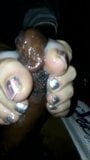 Interracial Footjob 3 snapshot 10