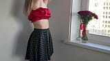 tease skirt and  black little thong snapshot 12