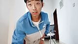 Asian boys Amateur twink boy Mastubating china cum cute teen cam snapshot 2