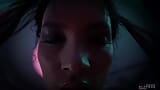 Panam nue de Cyberpunk 2077 chevauche une grosse bite en amazone snapshot 7