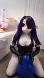 Xelphie's Squeaky Blue Balloon Tease snapshot 12