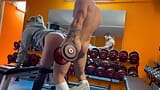 I RIDE MY PERSONAL'S COCK during training in the GYM until he CUMS IN MY MOUTH snapshot 3