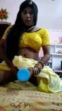 Indian gay cross dresser masterbution in saree snapshot 2