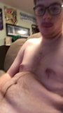 Chubby teen jerking off his hairy cock snapshot 10