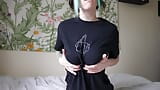 No Bra Tit Tease JOI snapshot 7