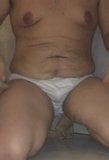 FAT CHUB PISSING WHITE UNDERWEAR snapshot 1