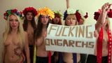 Femen, mesaj de solidaritate fără sutien snapshot 5