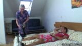 Horny guy fucks busty 70 year old grandma snapshot 2